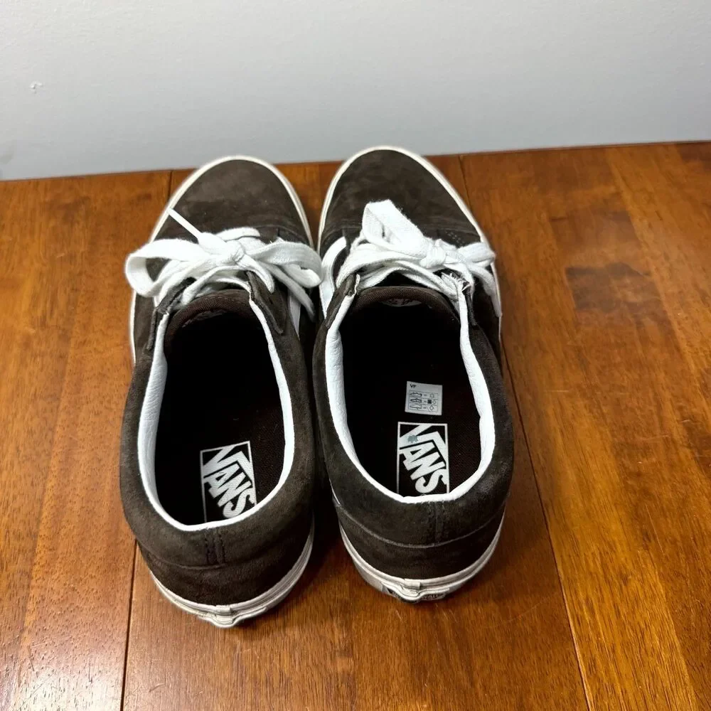 Vans HEIQ Eco Dry Water Repellent Brown Sneakers‎ Womens Size 9.5